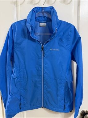 Columbia Royal Blue Packable Windbreaker Jacket